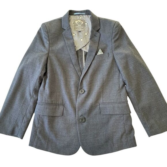 Appaman Fine Tailoring Boy's Two Button Blue Preppy Sports Coat Blazer,  10 - Picture 7 of 7